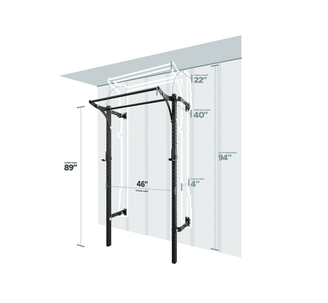 Profile® ONE Squat Rack with Pull-Up Bar