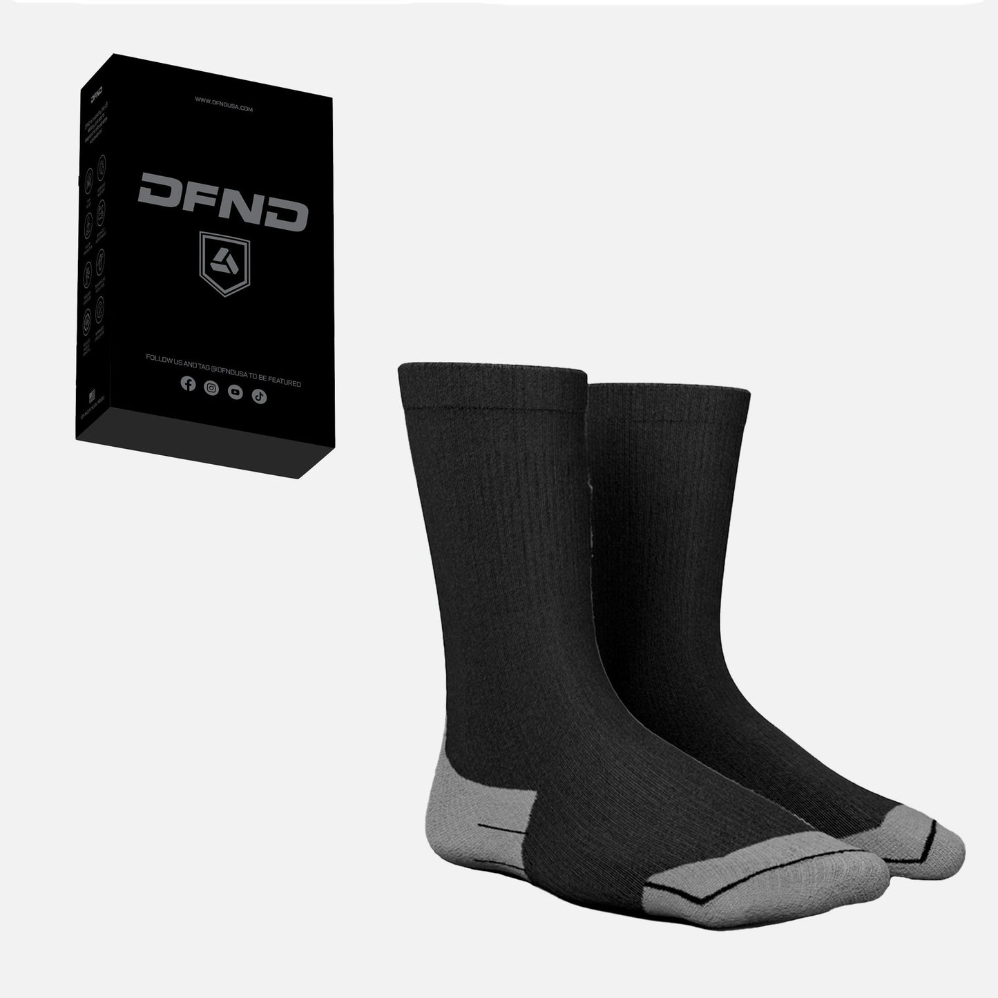 HYBRID Ax CREW COMPRESSION SOCKS 20-30mmHg for Women