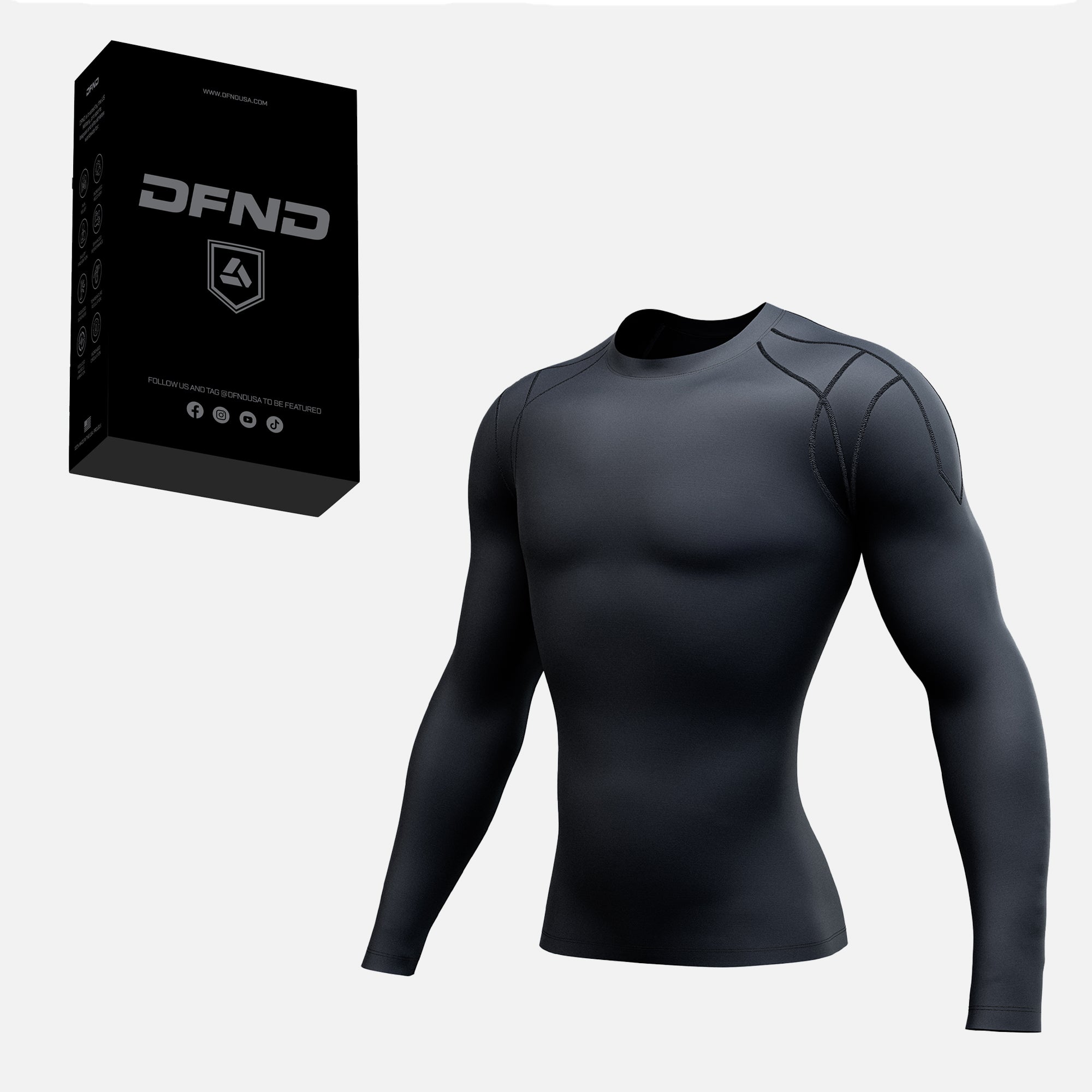 Men's Active Ax Thermal Compression Shirt | Long Sleeve Base Layer