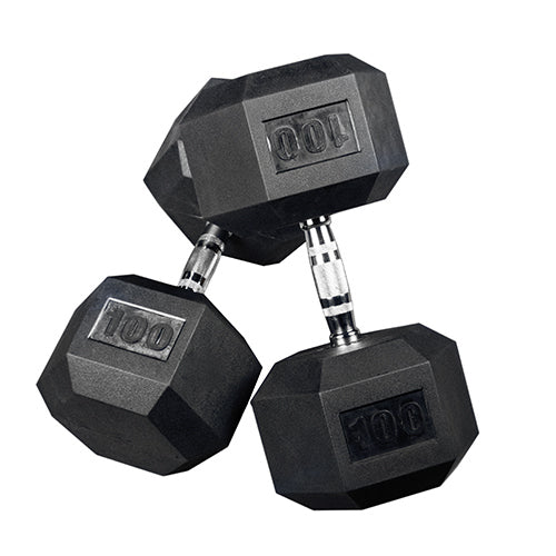 PRx Rubber Hex Dumbbells