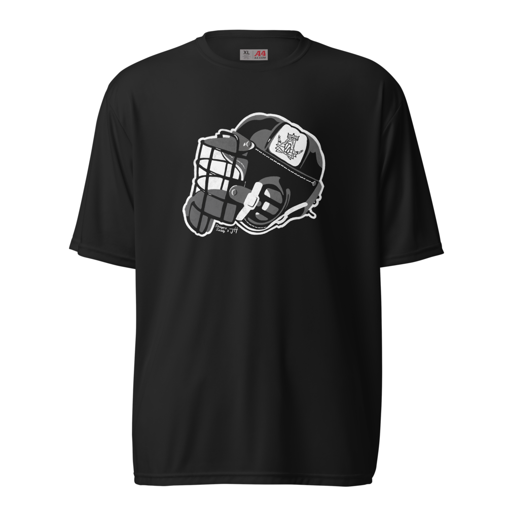 Performance Vintage Lacrosse Helmet Shirt