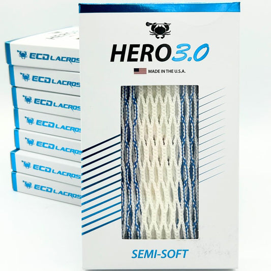 ECD Hero 3.0 Semi-Soft Storm Striker Lacrosse Mesh (Royal Blue)