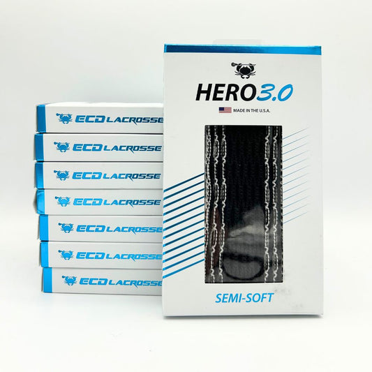 ECD Hero 3.0 Semi-Soft Storm Striker Lacrosse Mesh (White)