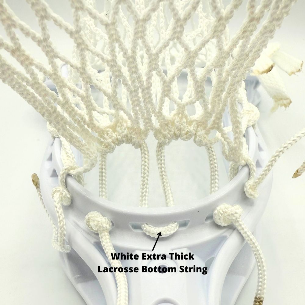 White Lacrosse Bottom String Lacrosse Bottom String Stringers Shack