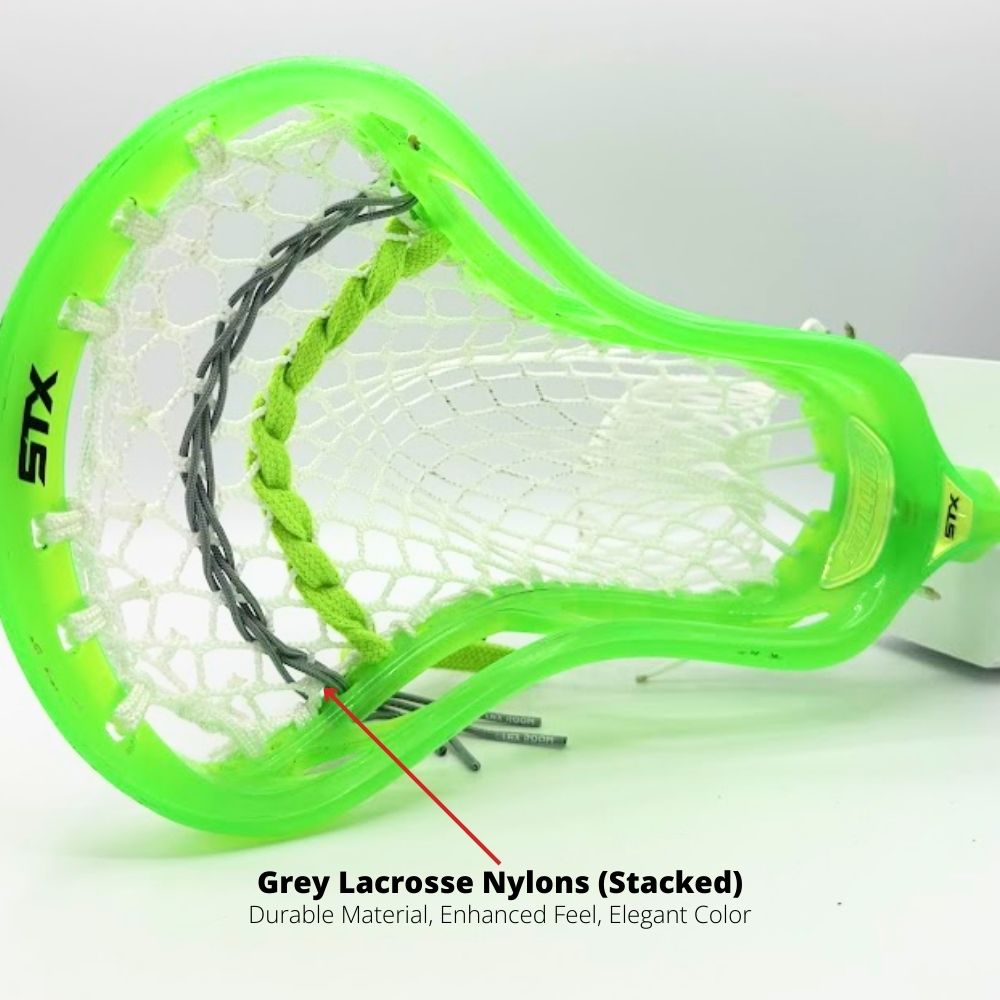 Grey Lacrosse Nylon Lacrosse Shooting Cord LaxRoom