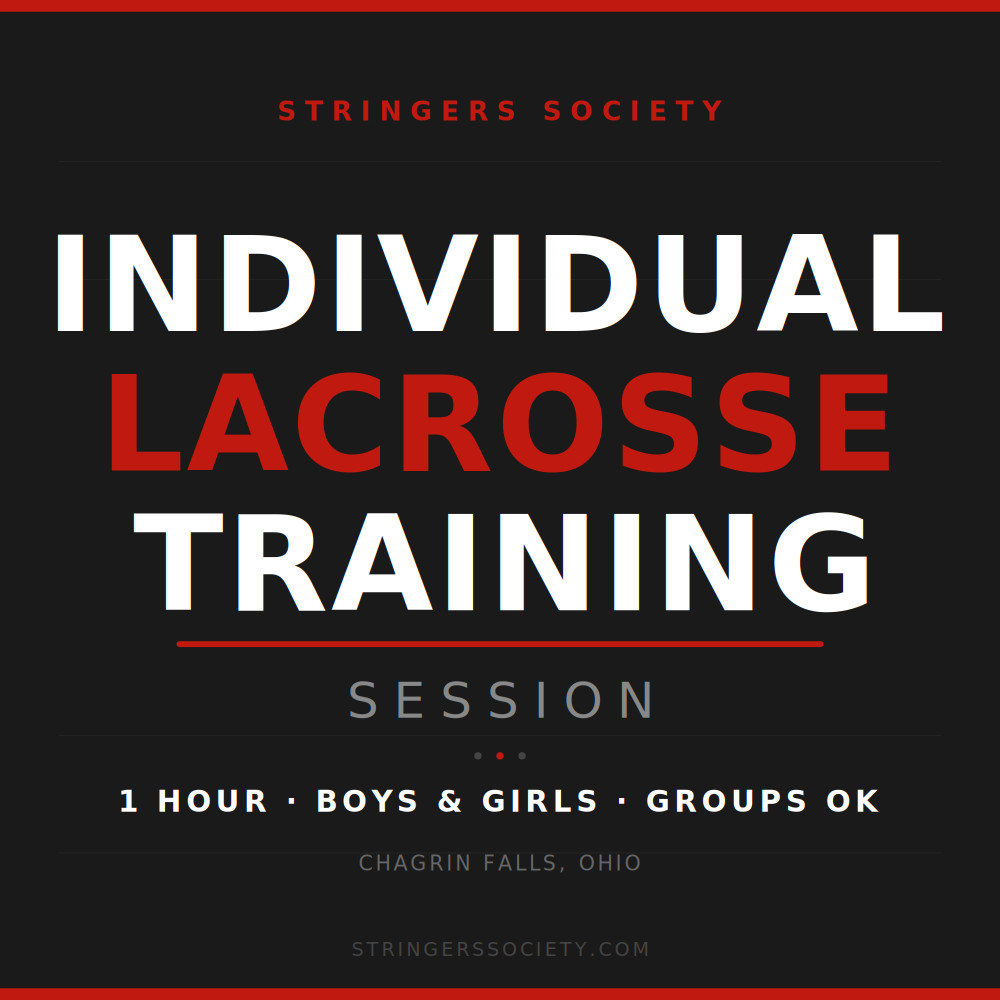 Private lacrosse coaching session for boys and girls in Chagrin Falls, Ohio – Stringers Society