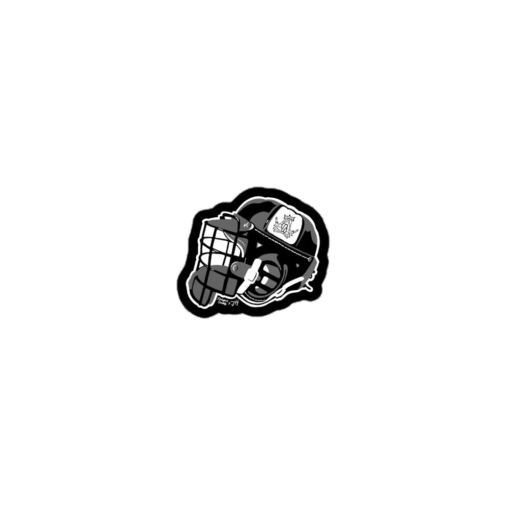 Vintage Lacrosse Helmet Sticker