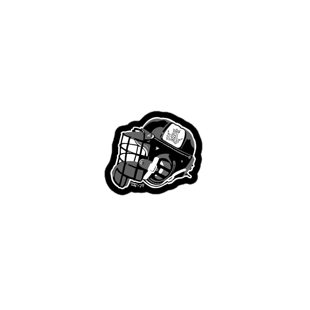 Vintage Lacrosse Helmet Sticker