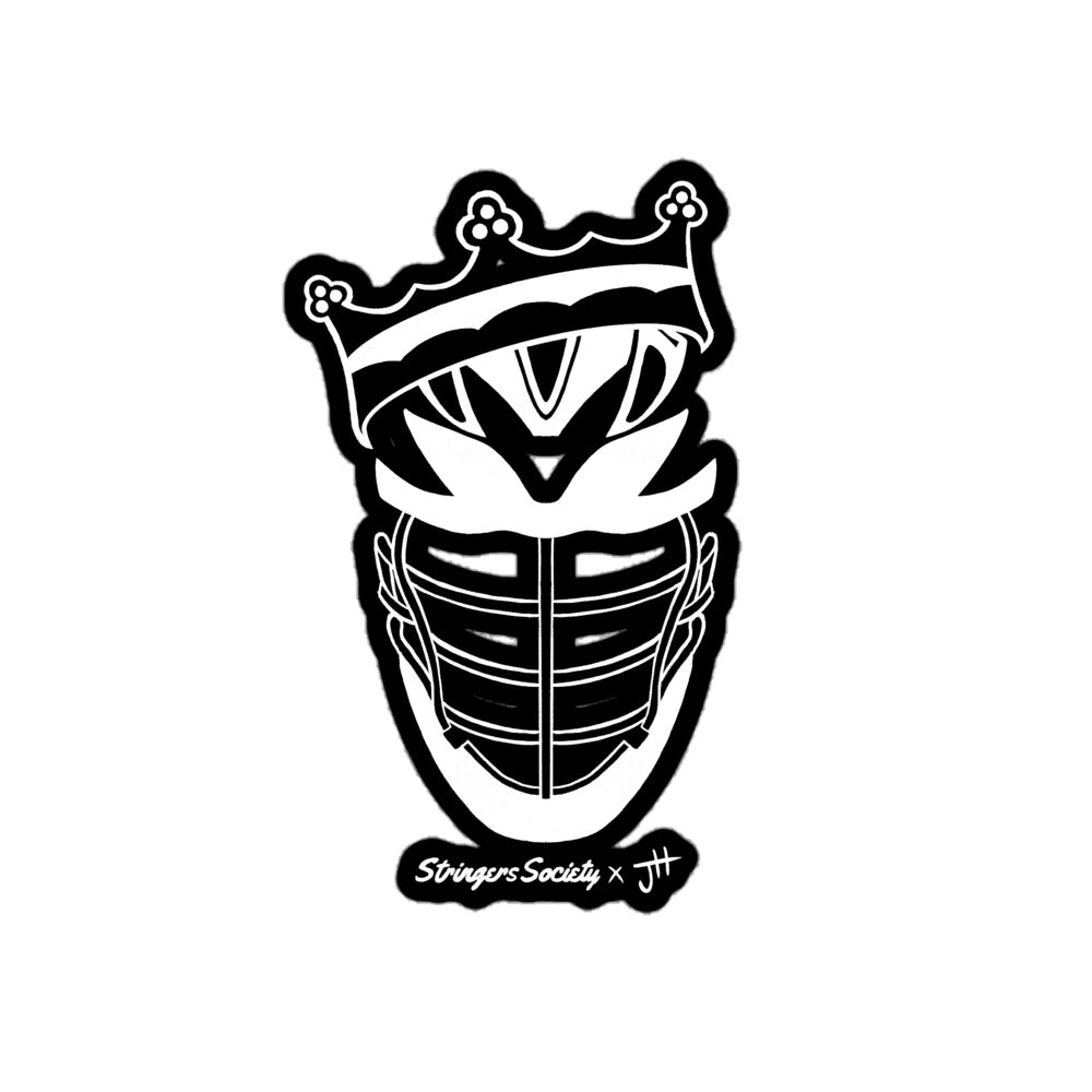 Lacrosse Bucket King Sticker