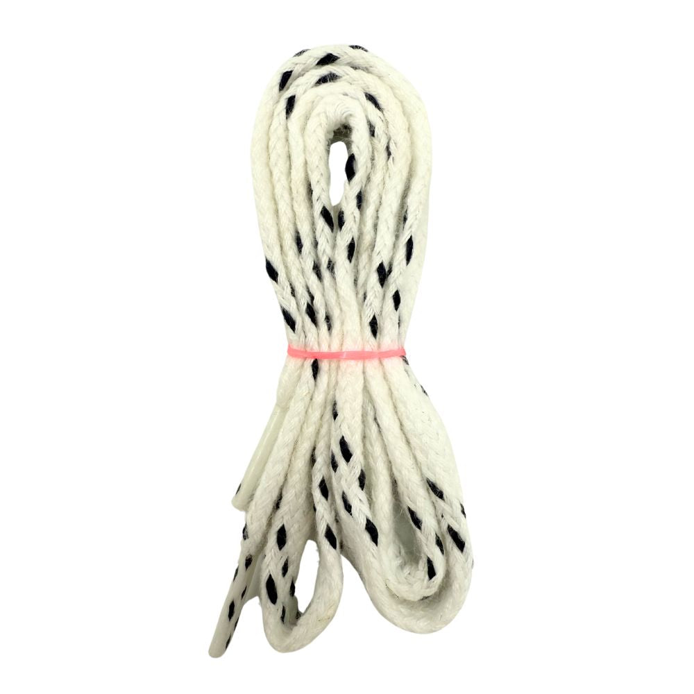 LaxRoom Level 6 Lacrosse Shooting Strings (White Black Double Tracer)