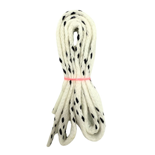 LaxRoom Level 6 Lacrosse Shooting Strings (White Black Double Tracer)