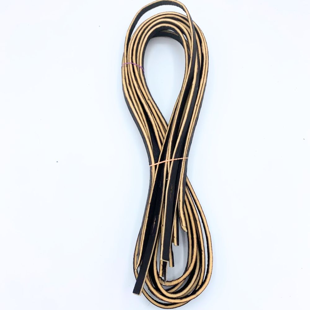 LaxRoom Oil Treated Goalie Lacrosse Leathers (Mahogany) Lacrosse Leather LaxRoom