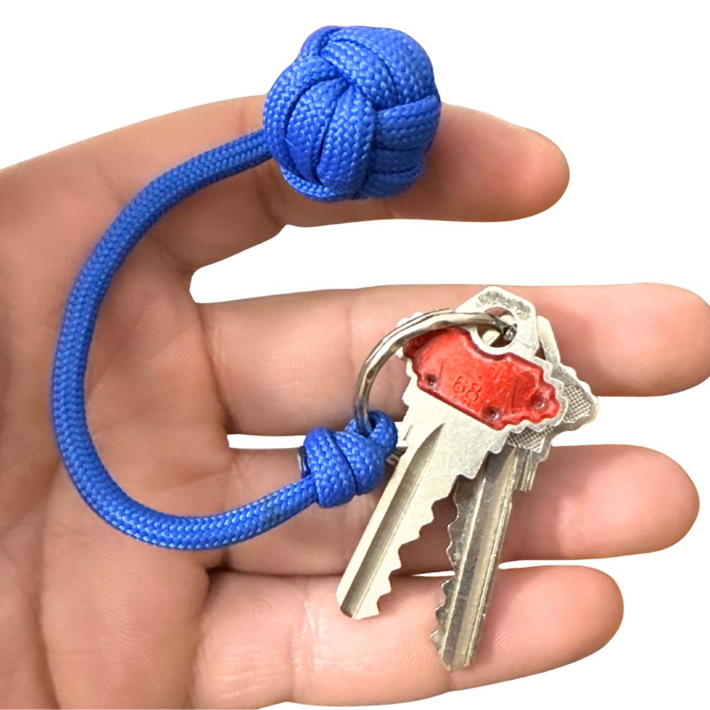 Knot-Your-Average Keychain - Monkey's Fist Key Fob Lanyard