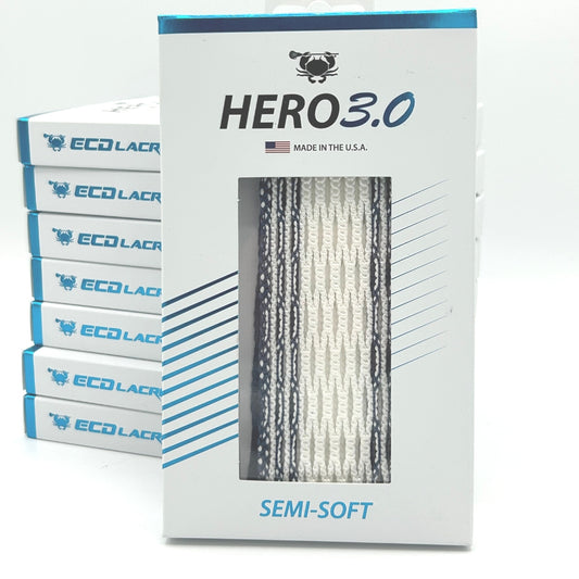 ECD Hero 3.0 Semi-Soft Storm Striker Lacrosse Mesh (Navy Blue)