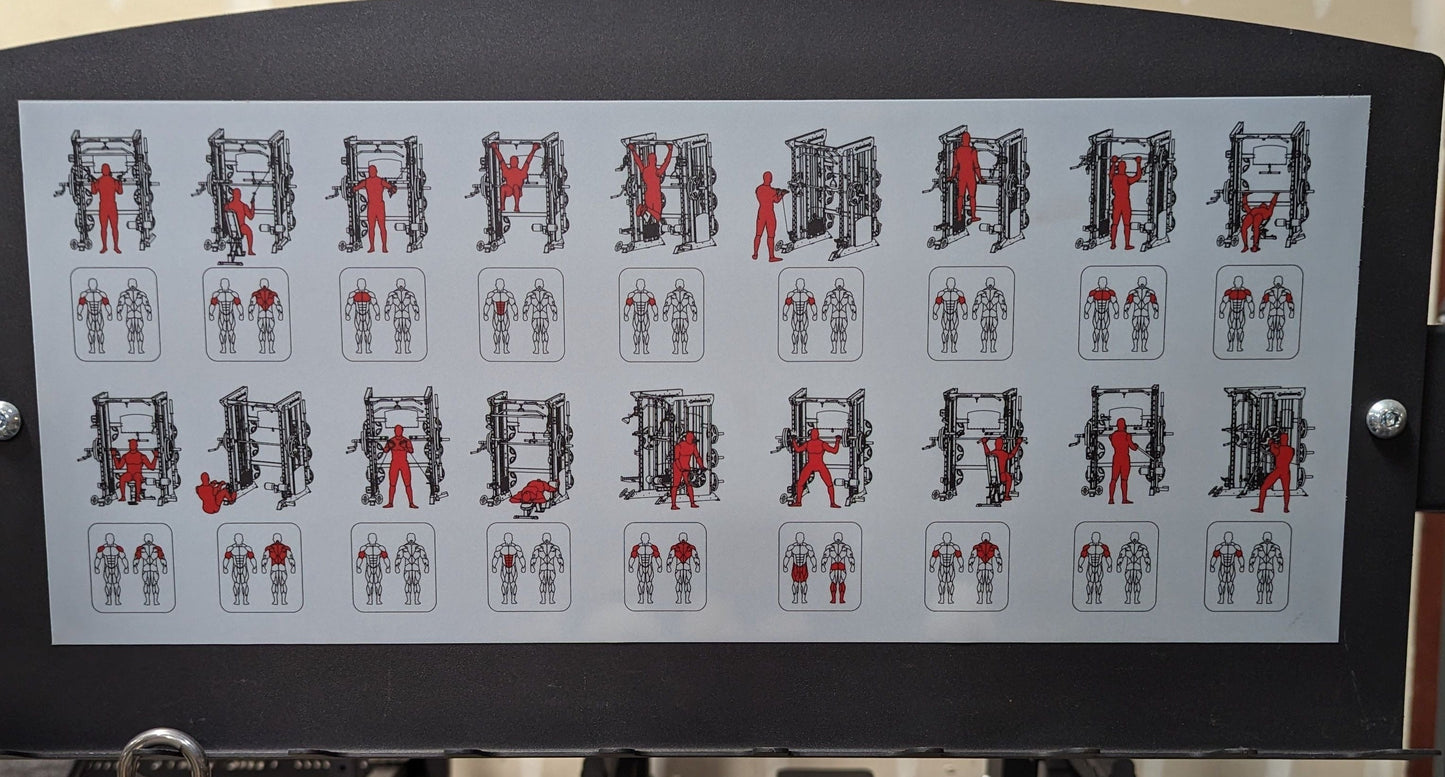 All-in-One Home Gym, Power Rack w/ Smith Machine & Functional Trainer w/ 2x - 220lb weight stacks (New)