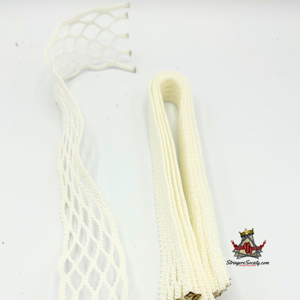 Stringers Shack G3 4 Diamond Ultralight Semi-Soft Lacrosse Mesh (White)