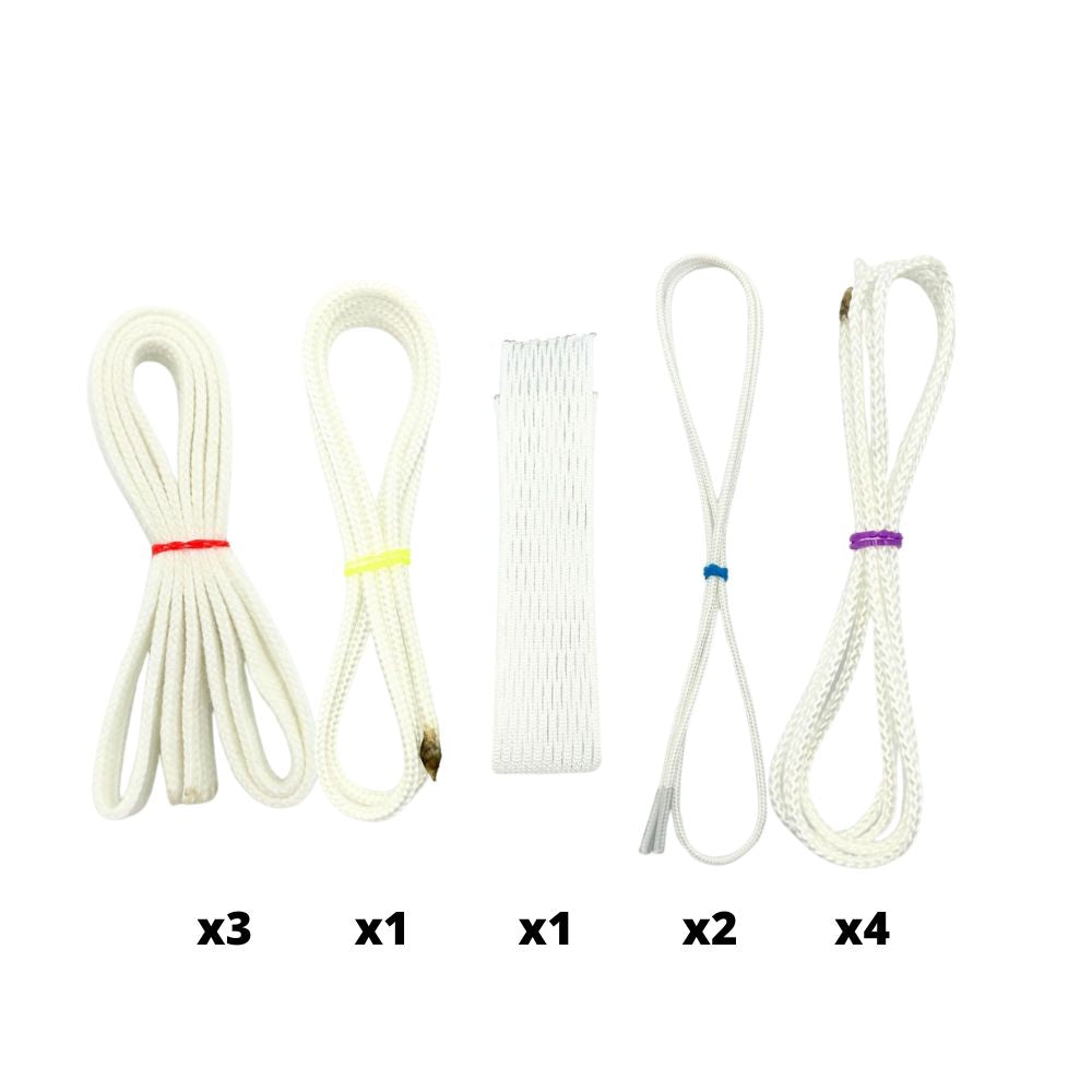 Stringers Shack G3 XL 10D Lacrosse Stringing Kit (White)