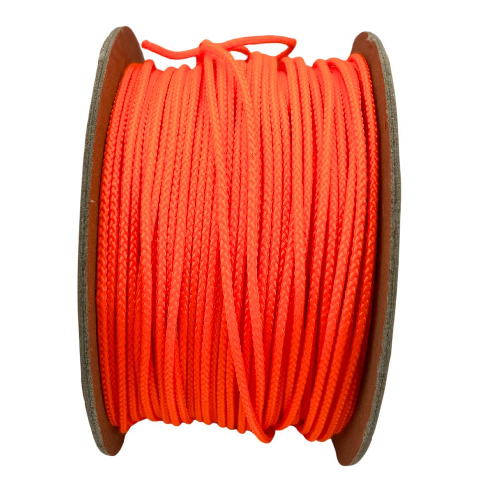 Orange HT Lacrosse Sidewall String 100 Yard Spool Lacrosse Sidewall String Stringers Shack
