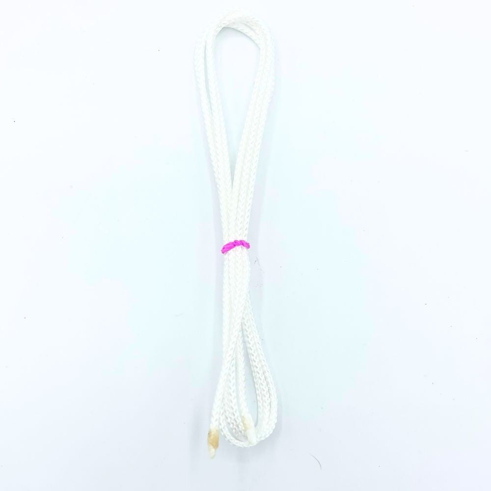 White HT Lacrosse Sidewall String Single Goalie String Lacrosse Sidewall String Stringers Shack