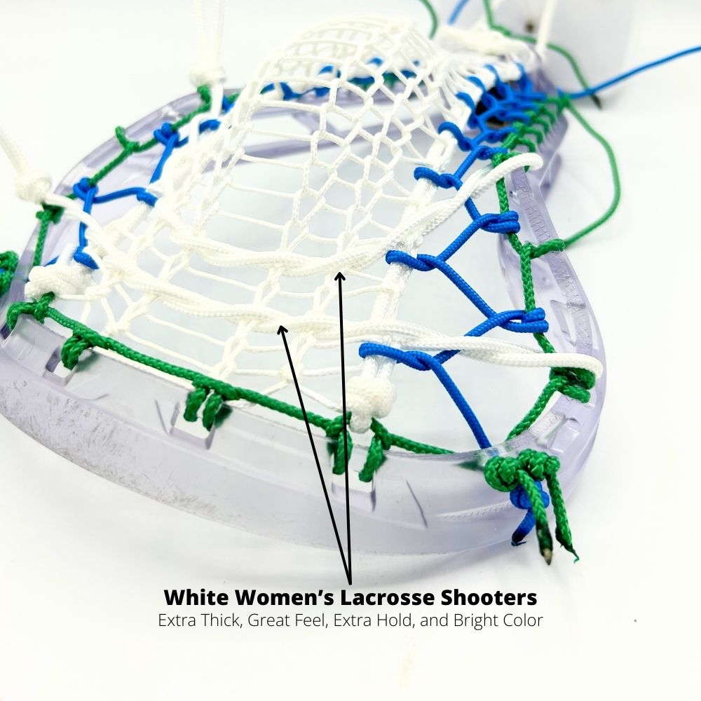 White Women's Lacrosse Shooting String Women's Lacrosse Shooting String Stringers Shack