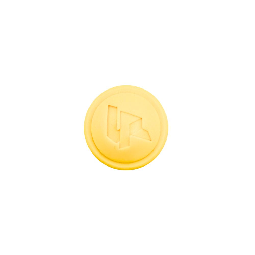 yellow end cap for lacrosse shaft